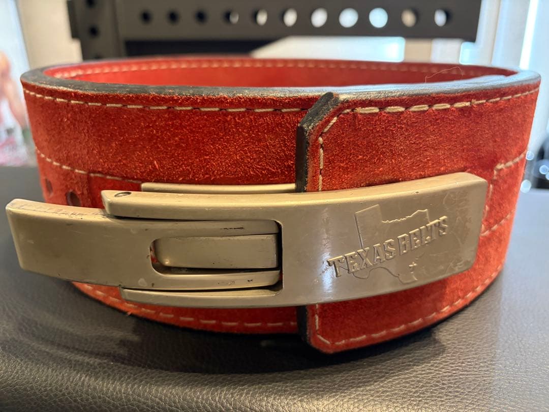 TITANタイタンTEXAS BELTS LONGHORN本革トレーニングベルト