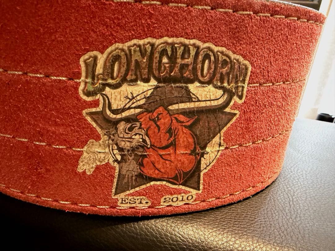 TITANタイタンTEXAS BELTS LONGHORN本革トレーニングベルト