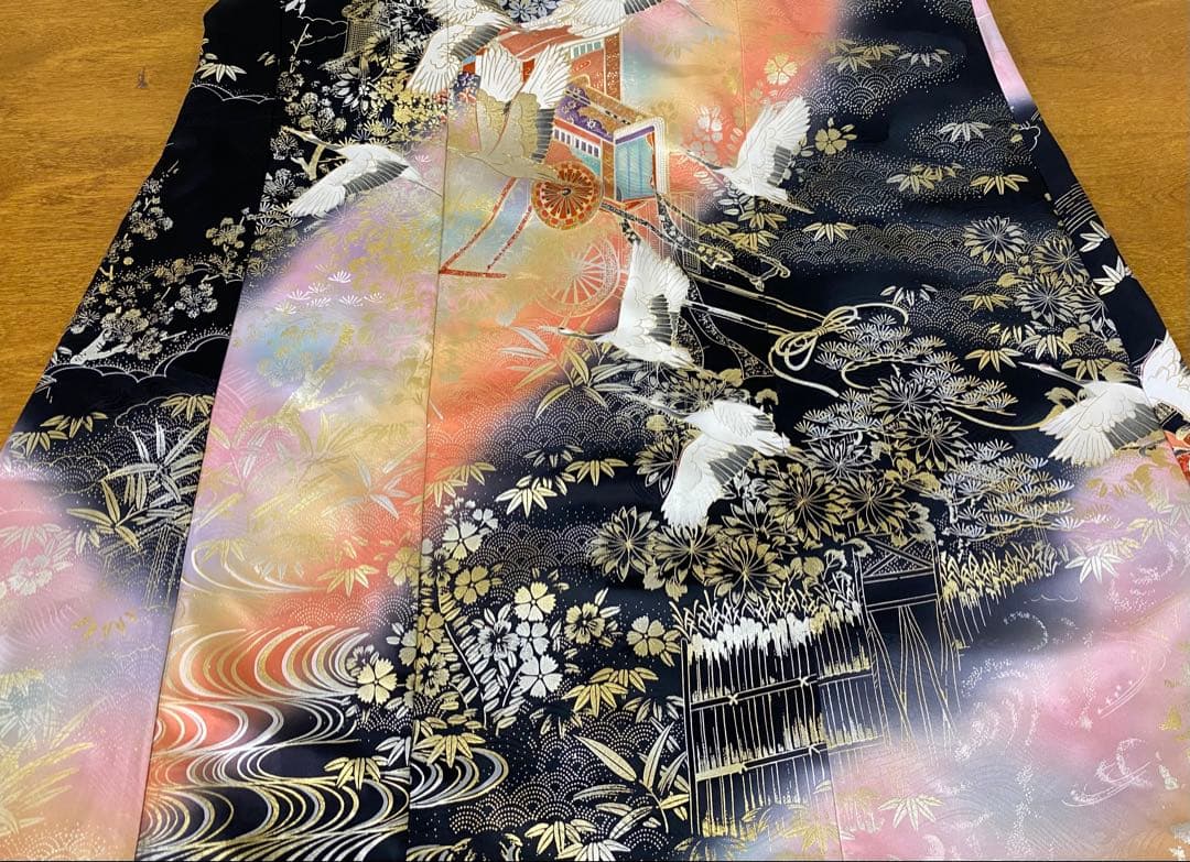 3255 着物　リメイク　ドレス　ワンピース