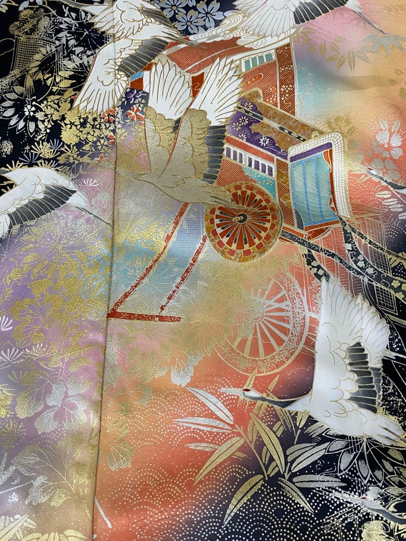 3255 着物　リメイク　ドレス　ワンピース