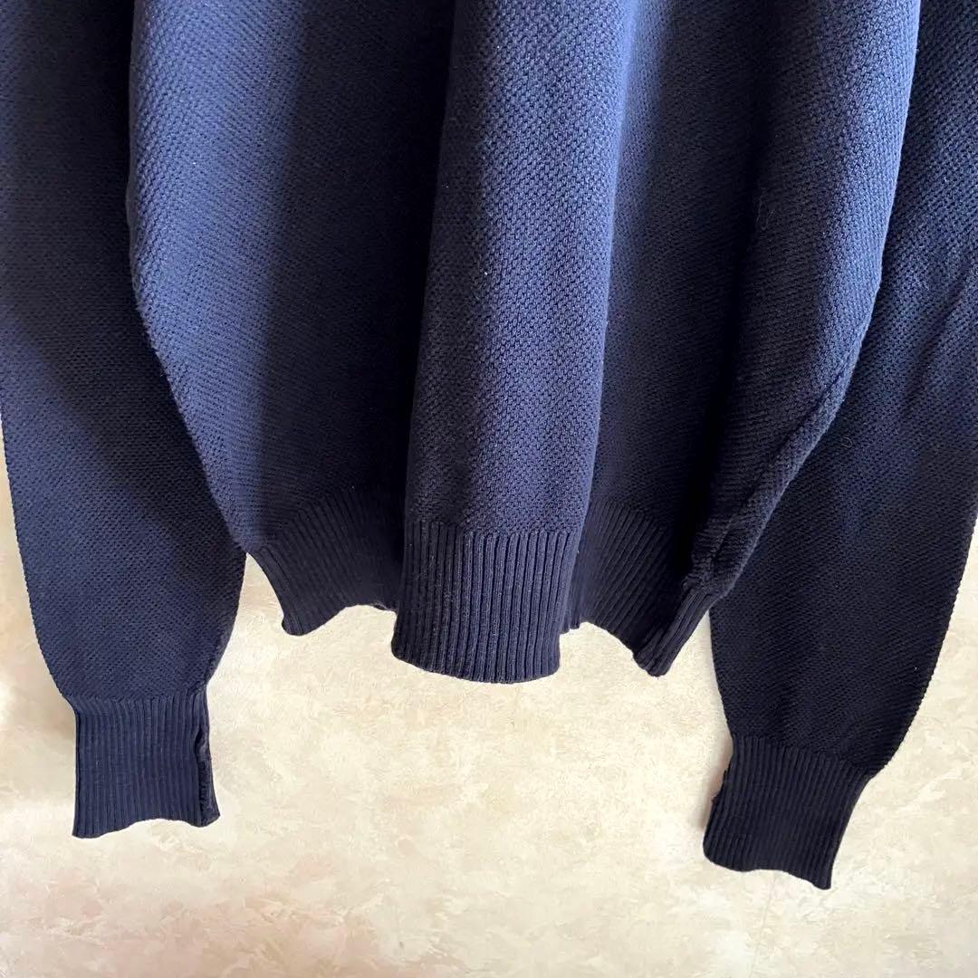 希少 古着 90's ラルフローレン コットンニットポロシャツ シャツ XL