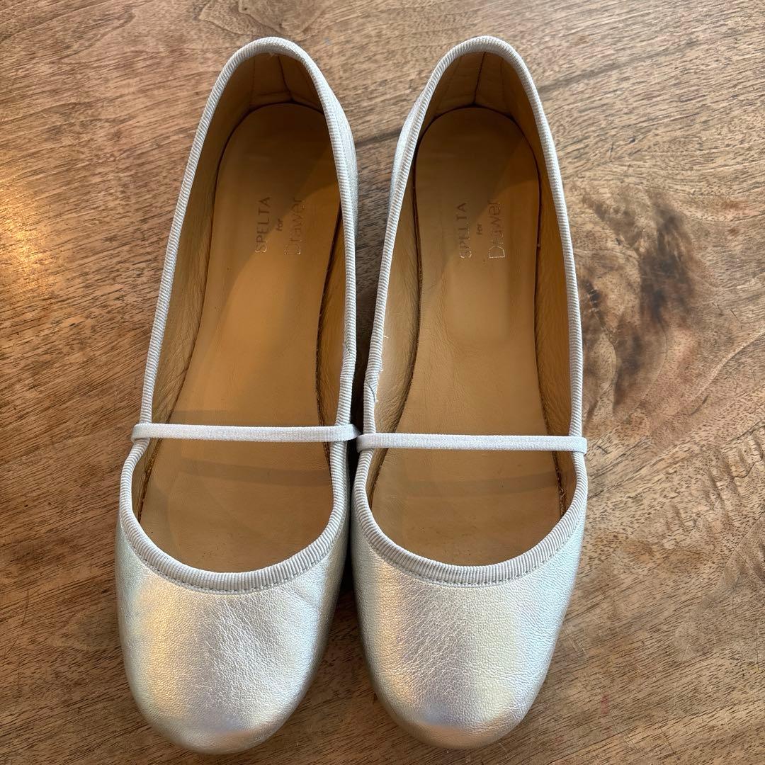 SPELTA x Drawer LENA VELLUTO バレエシューズ　37