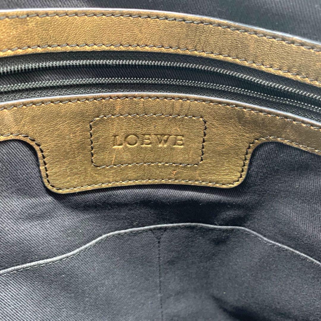 LOEWE アナグラム　　トートバッグ　　レザー　肩掛け