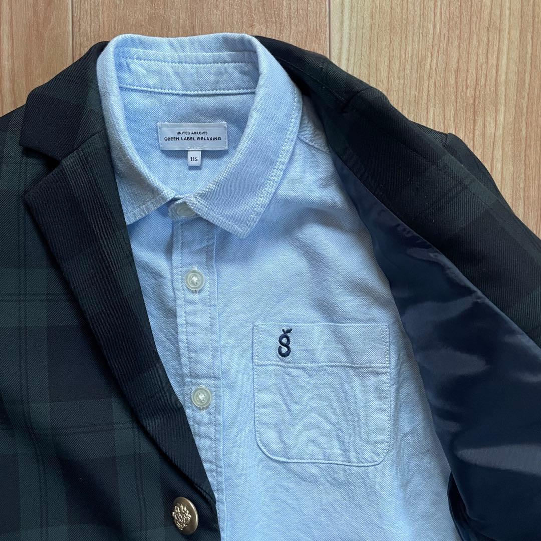 green label relaxing スーツ＆小物５点セット（115）