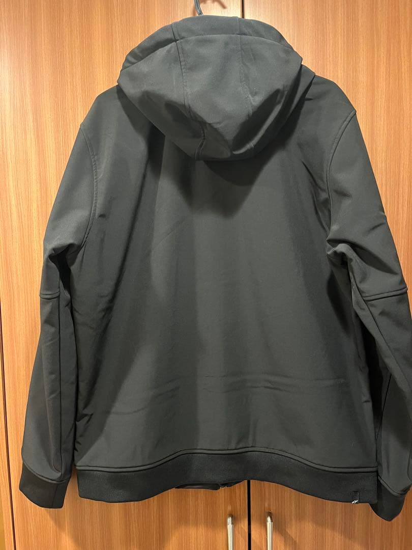 alpinestars ソフトシェルフードブラックジャケット アルパインスターズ