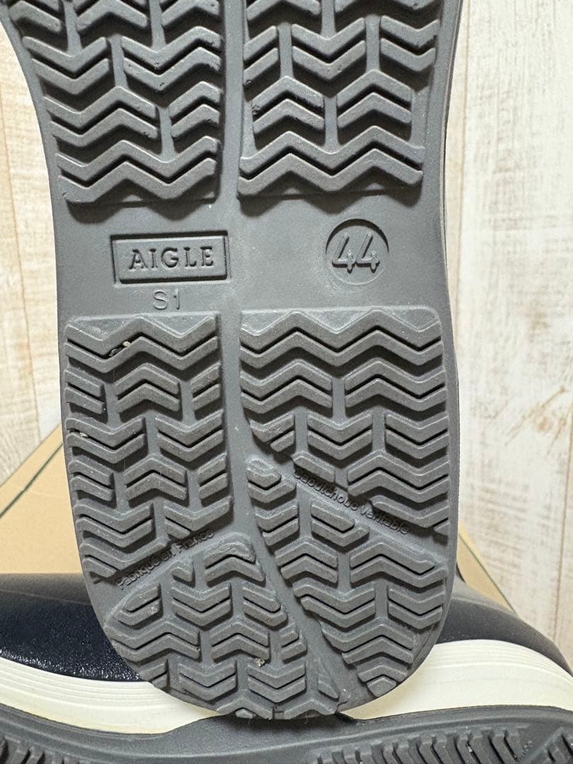 27～27.5㎝☆新品AIGLEレインブーツ44 エーグルラバーブーツ 長靴