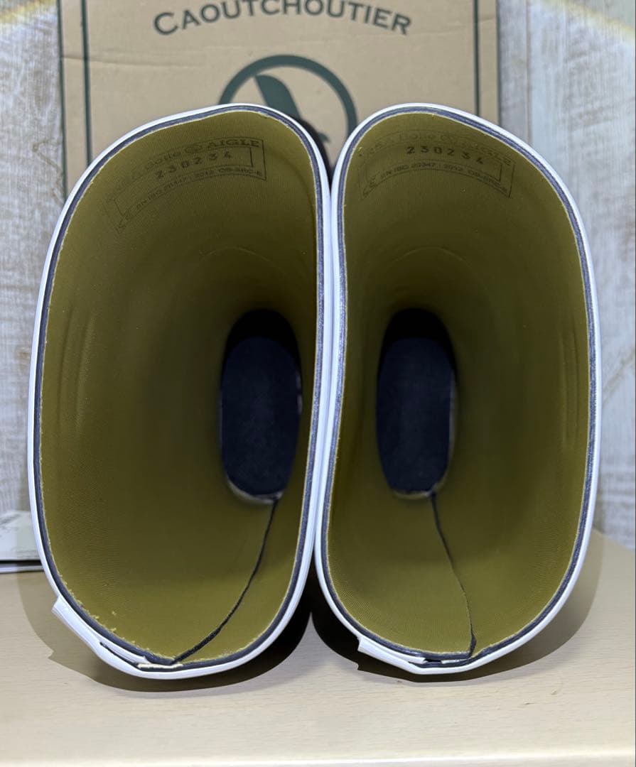 27～27.5㎝☆新品AIGLEレインブーツ44 エーグルラバーブーツ 長靴