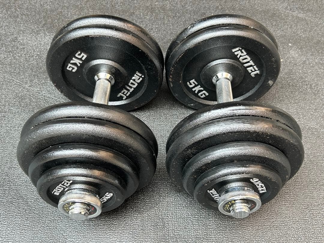 ダンベル　60キロセット　アイロテック