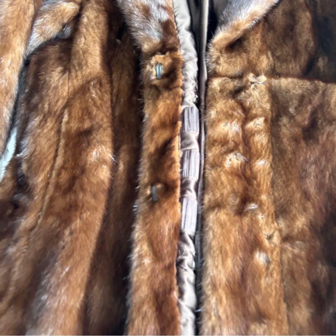 【極美品】 SAGA MINK 高級 ファーコート 毛皮 デミバフミンク