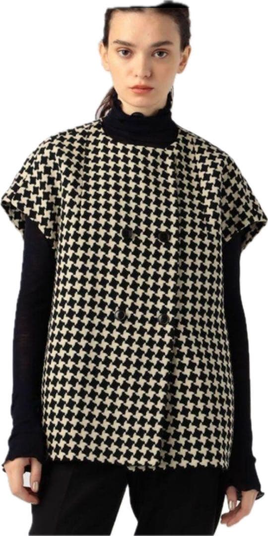 TOMORROWLANDドビーハウンド　トゥースバレルジレ美品