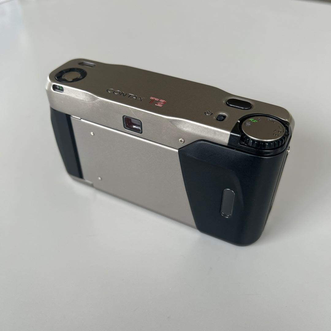 【専用品】CONTAX T2 チタンシルバー フィルムカメラ contaxt2