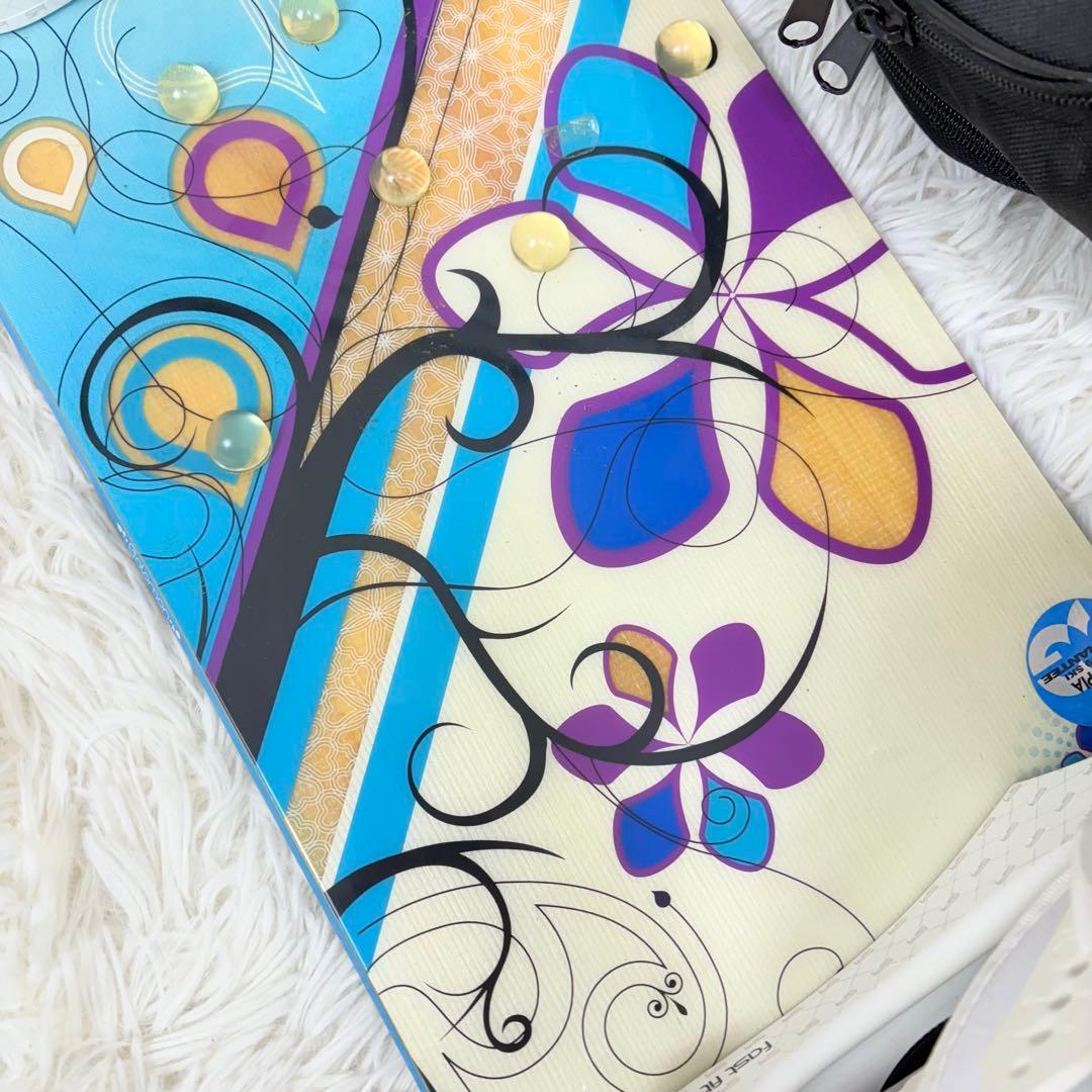 SALOMON スノーボード 146cm 4点セット ビンディング カバー付き