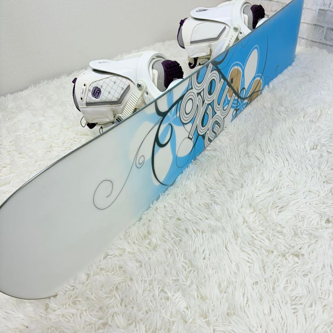 SALOMON スノーボード 146cm 4点セット ビンディング カバー付き