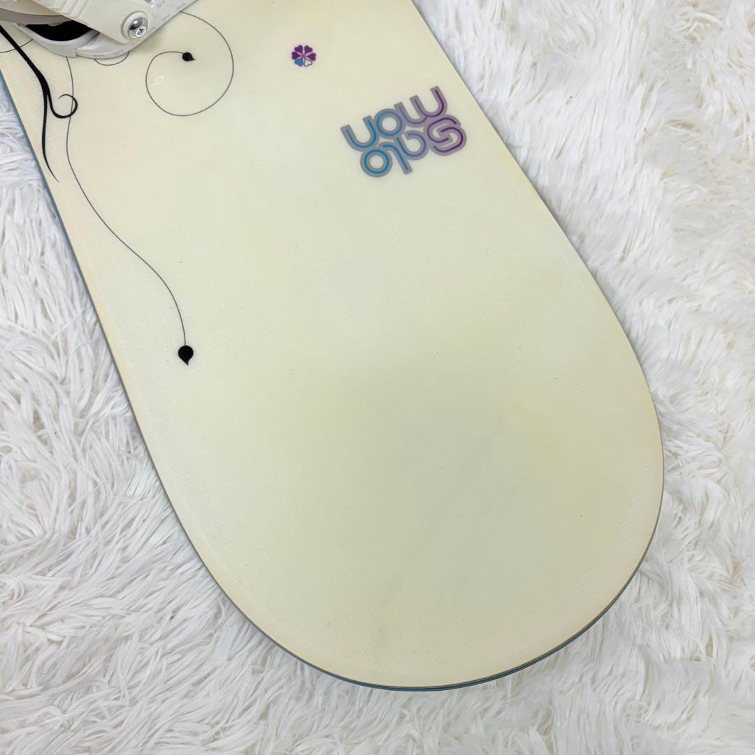 SALOMON スノーボード 146cm 4点セット ビンディング カバー付き