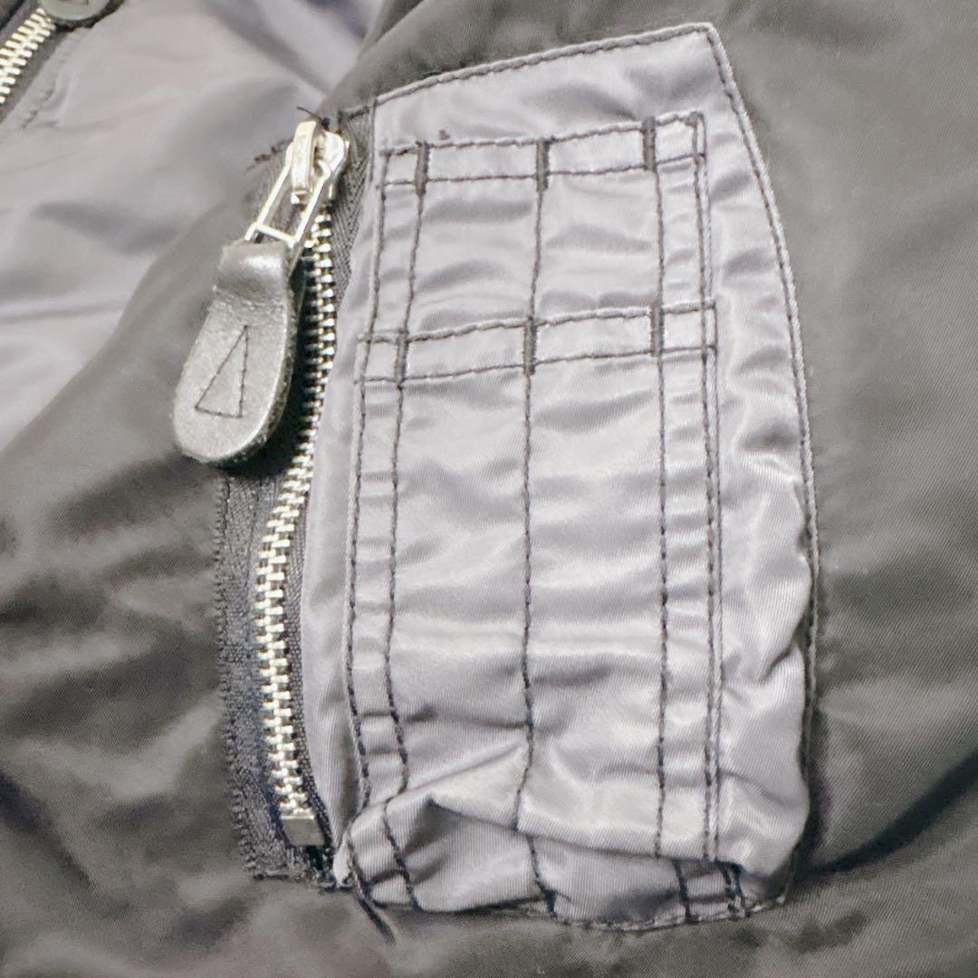 BEAMS ビームス フライトジャケット ボンバー クレイジー 短丈 ma-1