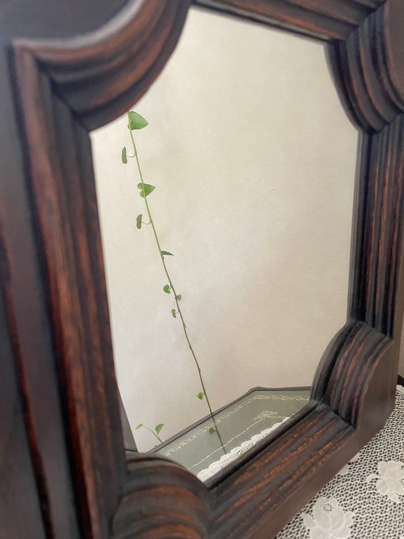 木製　ウォールミラー