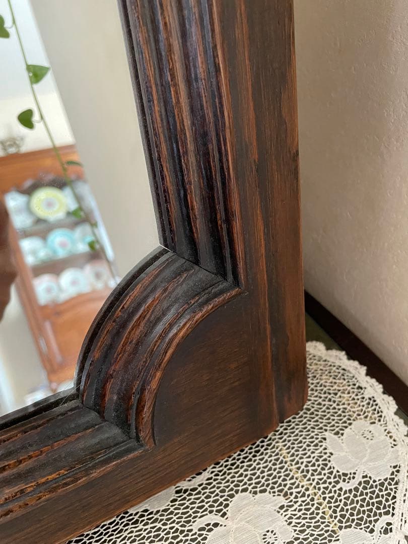 木製　ウォールミラー