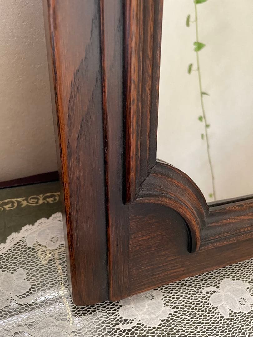 木製　ウォールミラー