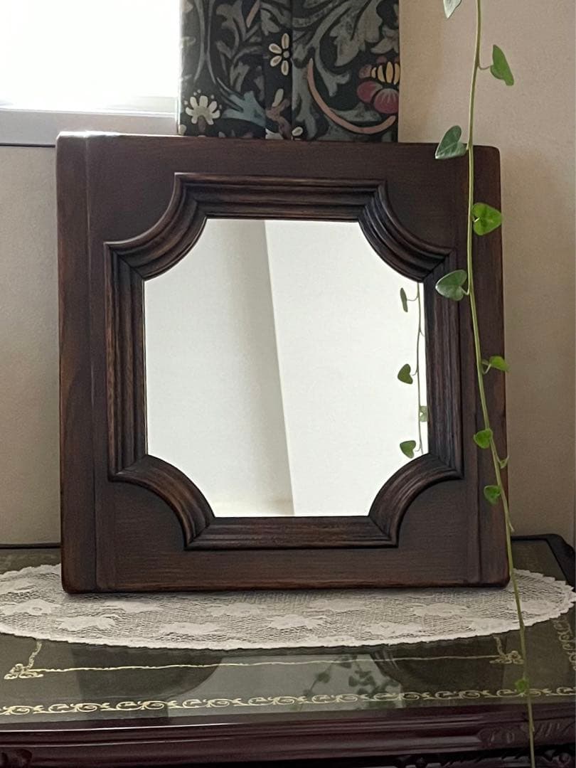 木製　ウォールミラー