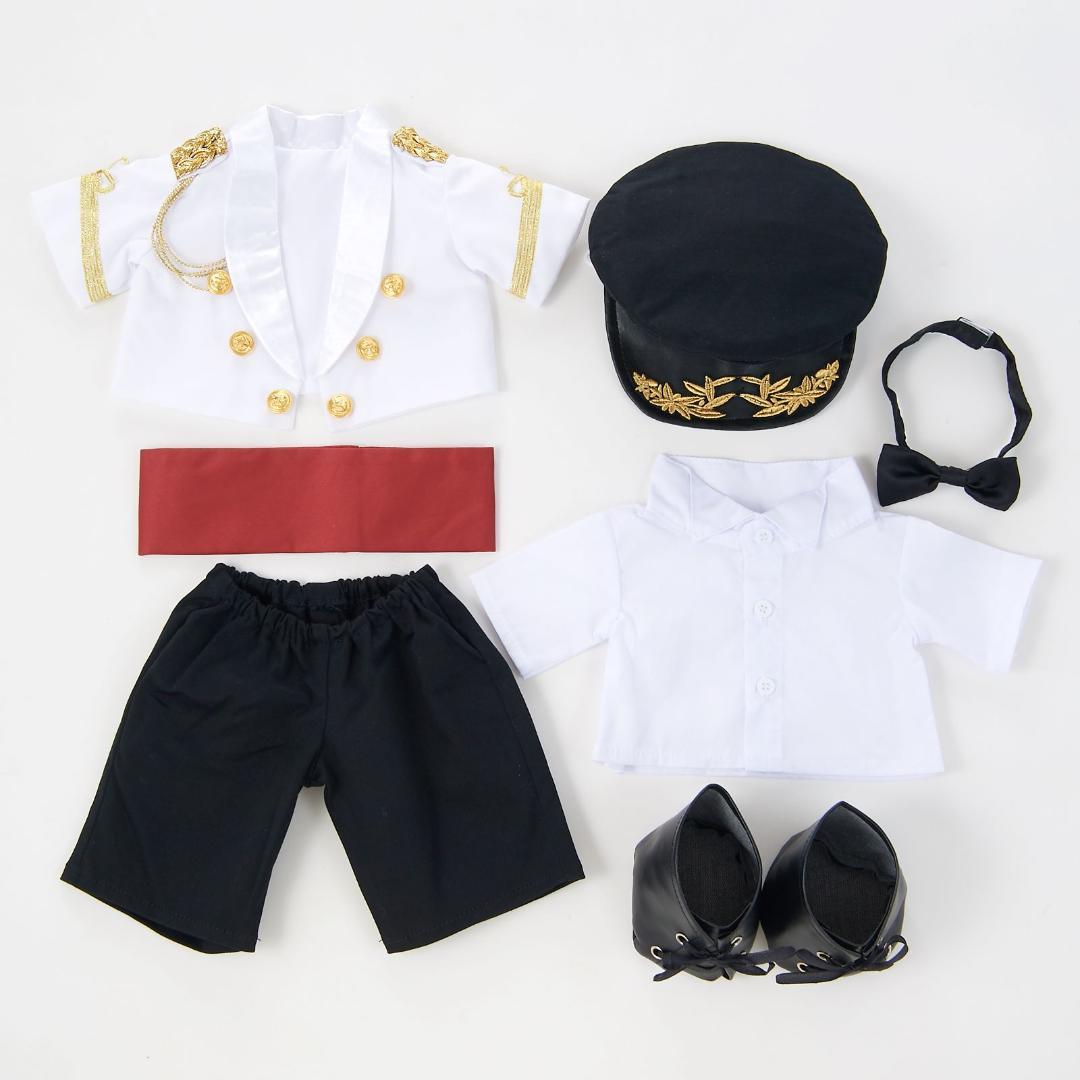 【こうみも様】867 儀礼服 夏服 白 陸上自衛隊 ダッフィー Sサイズ用衣装