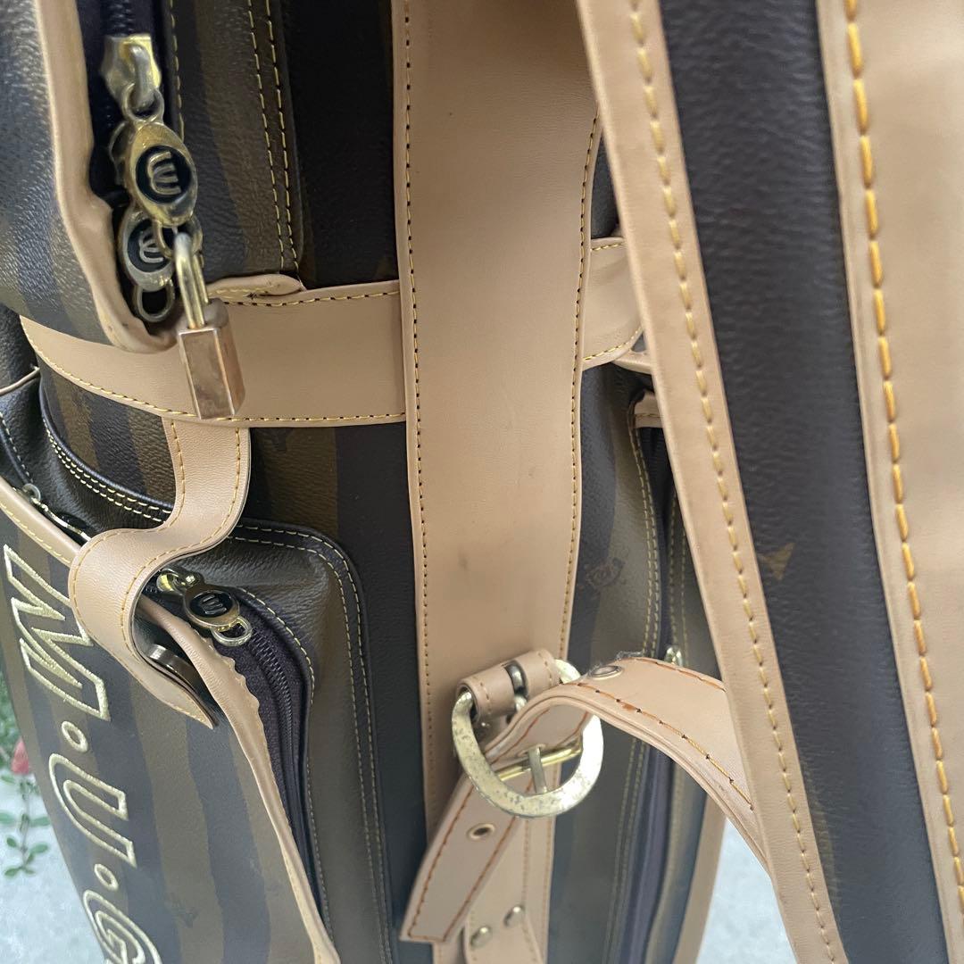 綺麗 MU スポーツ （ミエコウサコ） シグネチャー キャディバッグ レザー