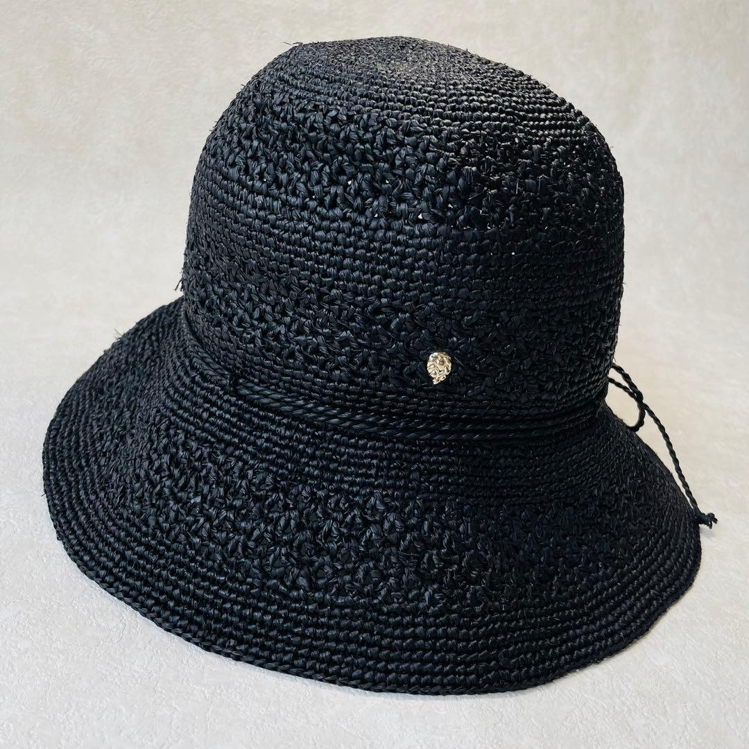 美品✴︎ヘレンカミンスキー juliet8 ジュリエット ブラック 黒 麦わら帽子
