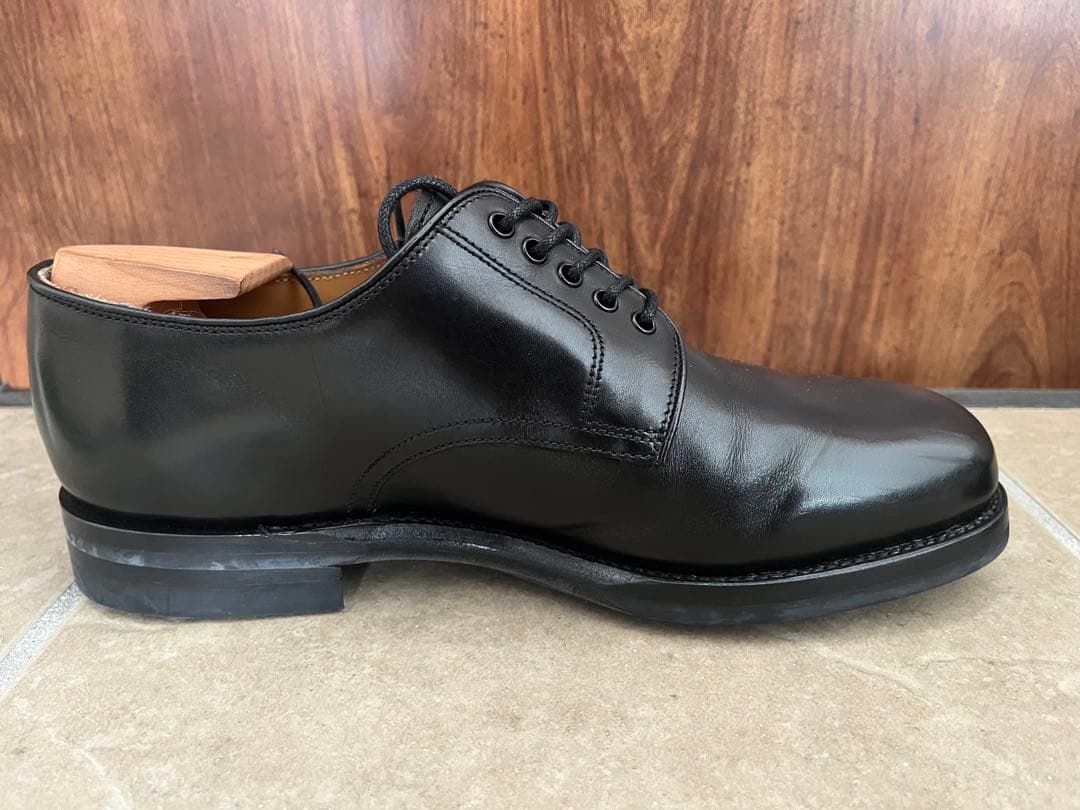 HARROGATE ARCHWAY プレーントゥ UK7 黒