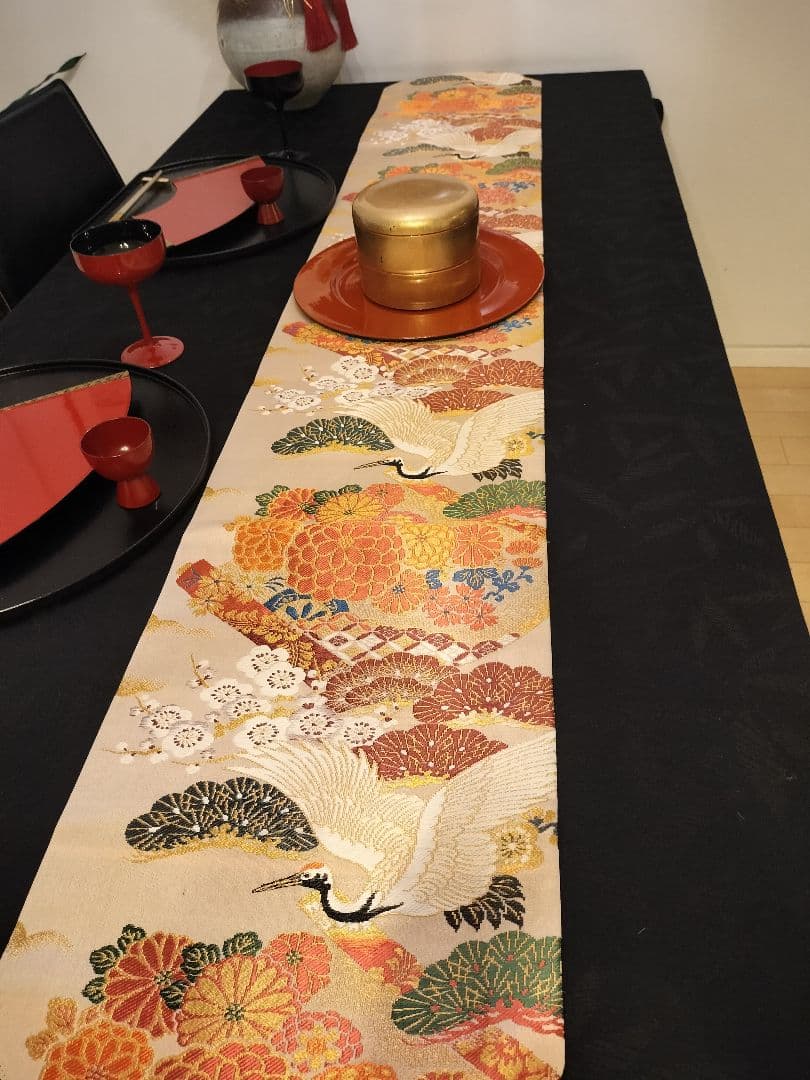 indianA937高級ひな祭り‼️花嫁衣装帯‼️1ｍ96cm