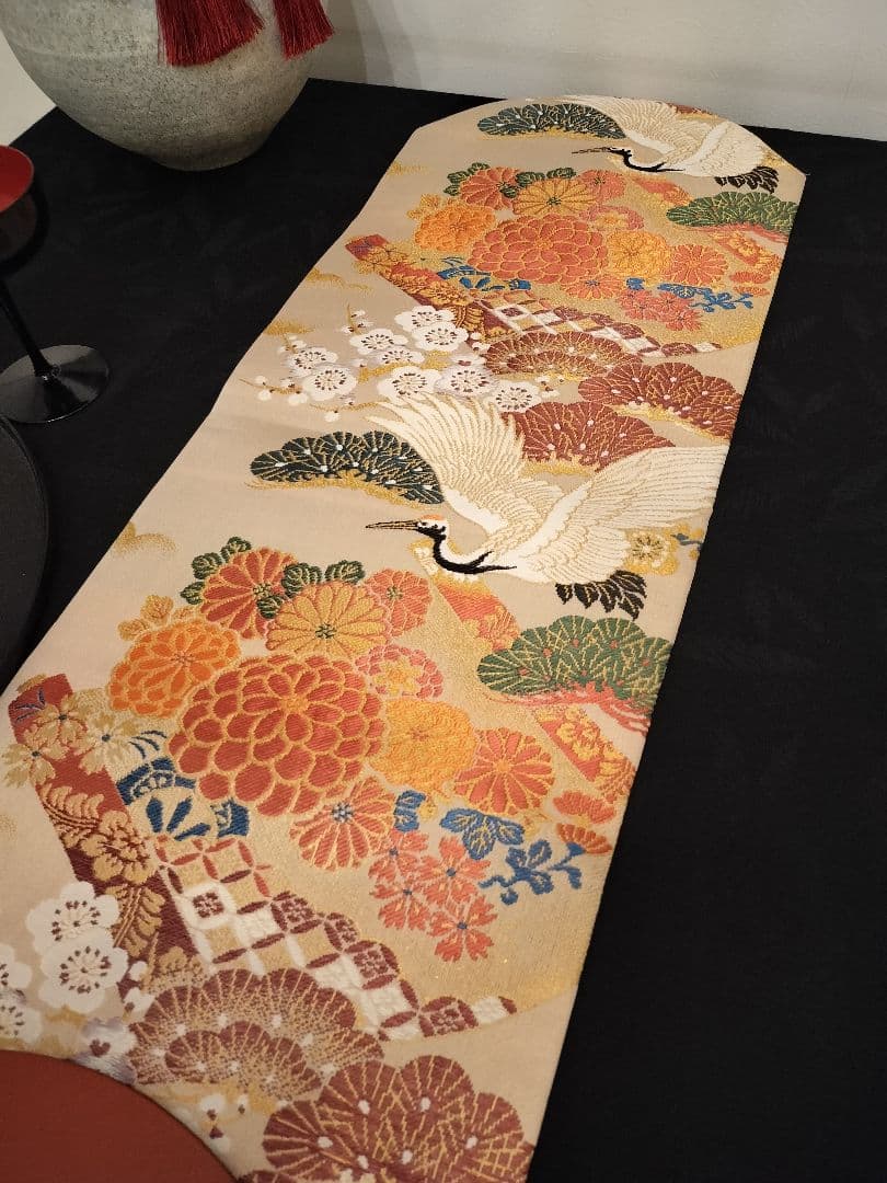 indianA937高級ひな祭り‼️花嫁衣装帯‼️1ｍ96cm