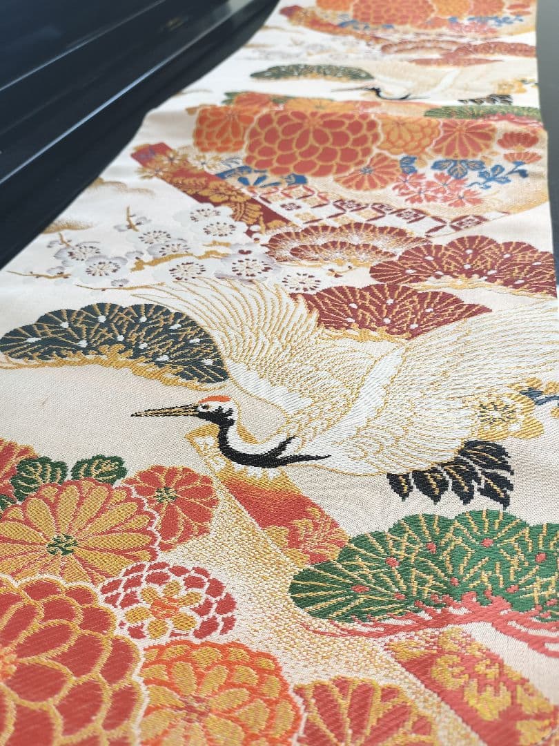 indianA937高級ひな祭り‼️花嫁衣装帯‼️1ｍ96cm