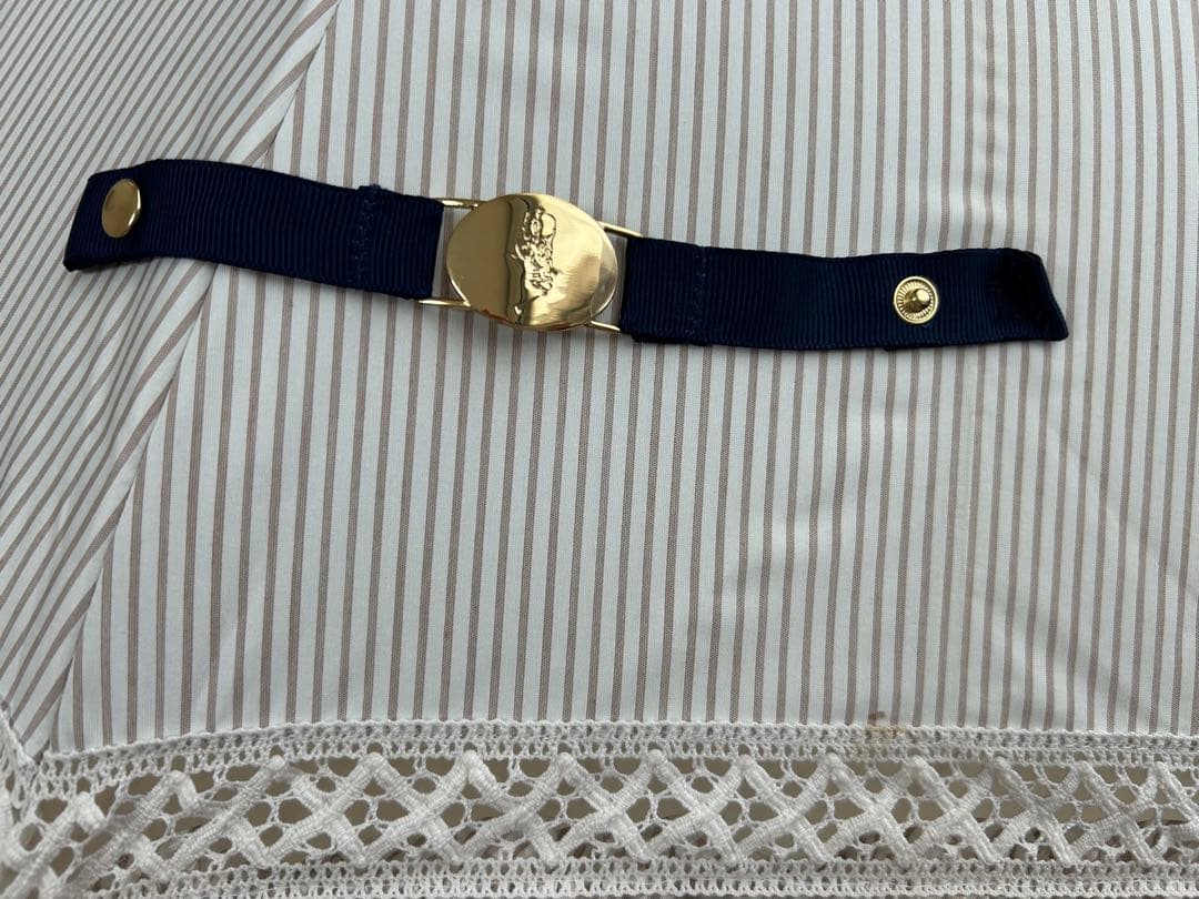 ポロラルフローレン　Ralph Laurenフリル　ストライプ　晴雨兼用　日傘