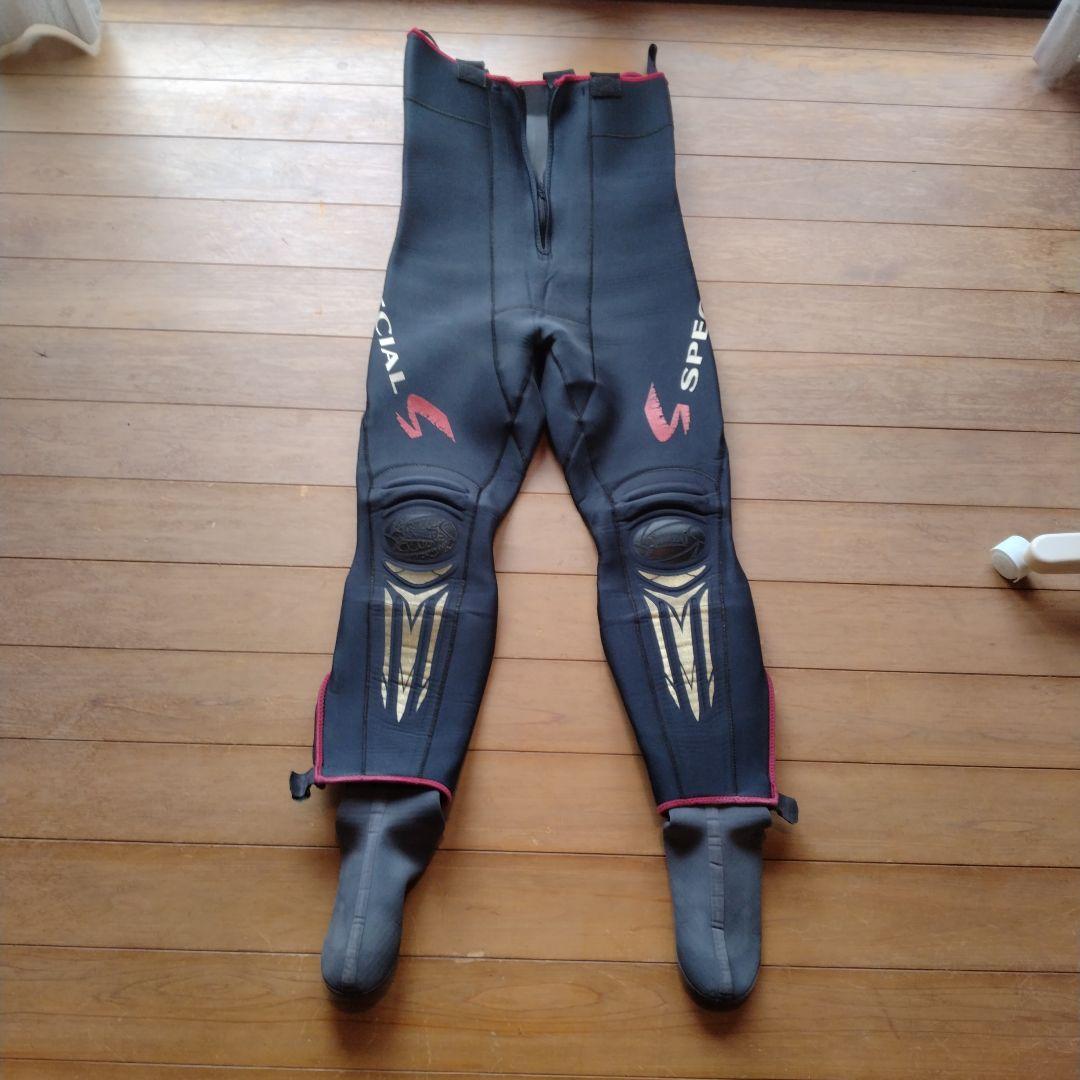 SPECIAL S フィッシング 鮎タイツ 黒/赤