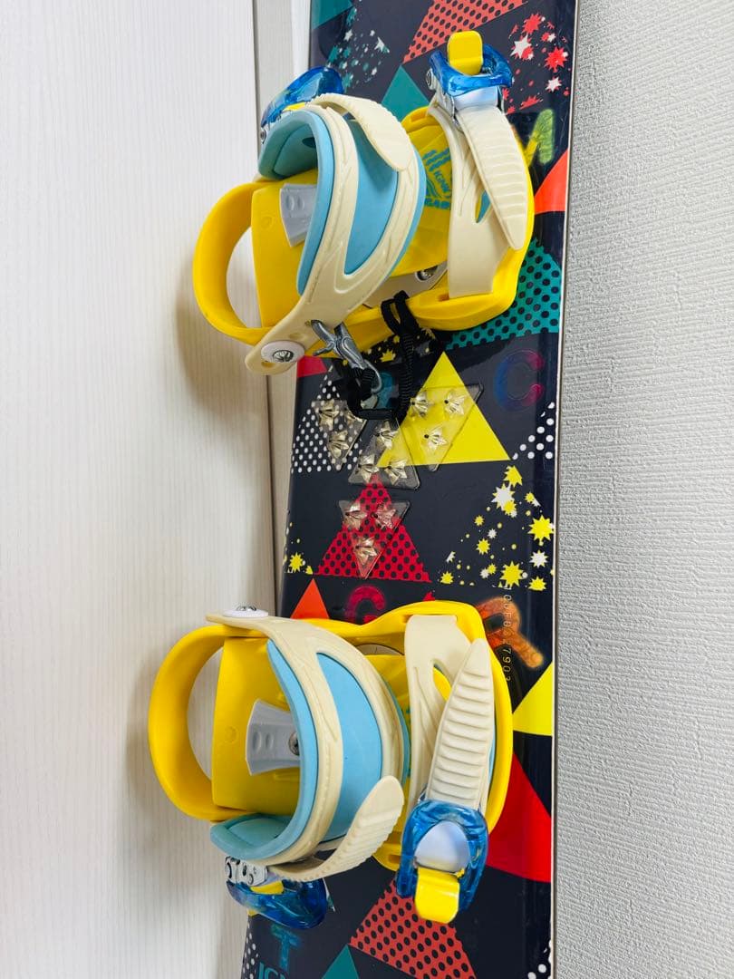 ⭐︎セット キッズ 100cm スノー ボード 板 バインディング ビンディング