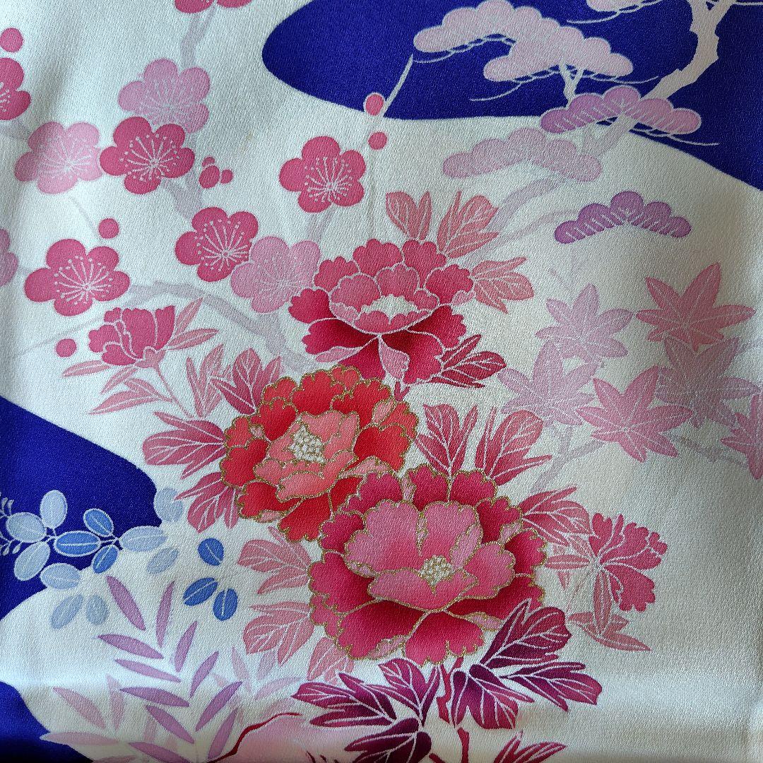 1/18限定値下げ　振袖　仮絵羽　正絹❣️5点セット・お得品❣️リメイク　材料