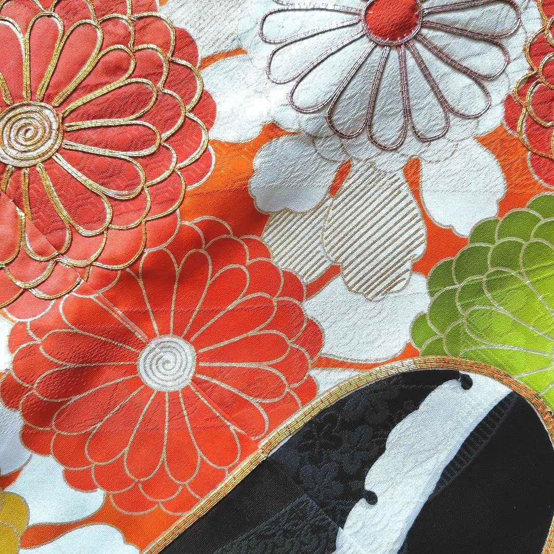 1/18限定値下げ　振袖　仮絵羽　正絹❣️5点セット・お得品❣️リメイク　材料