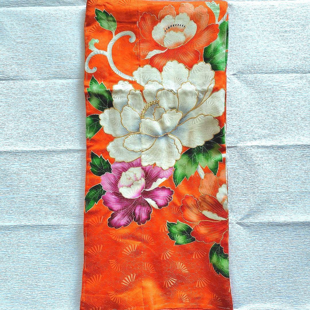 1/18限定値下げ　振袖　仮絵羽　正絹❣️5点セット・お得品❣️リメイク　材料