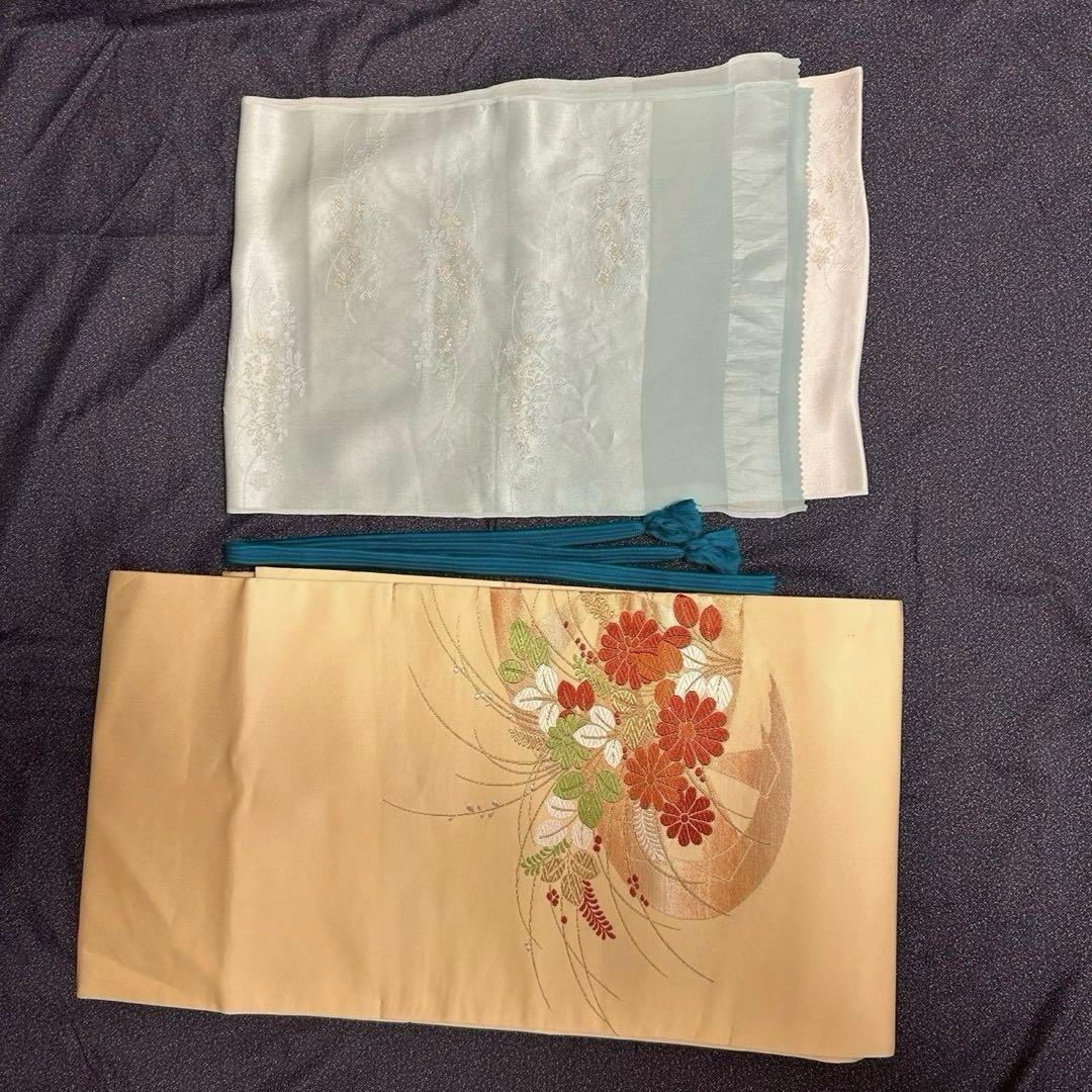 正絹　友禅　訪問着　フルセット　未着用　卒業式　入学式　七五三　モ７1