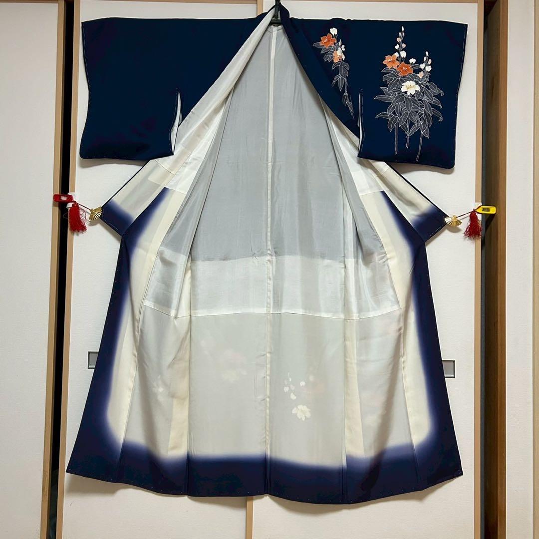 正絹　友禅　訪問着　フルセット　未着用　卒業式　入学式　七五三　モ７1