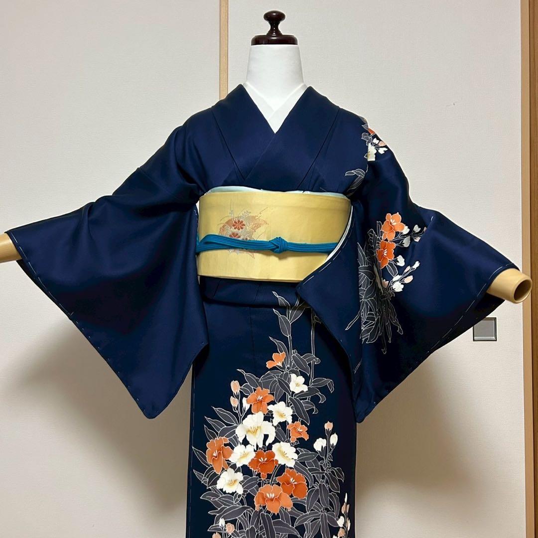 正絹　友禅　訪問着　フルセット　未着用　卒業式　入学式　七五三　モ７1