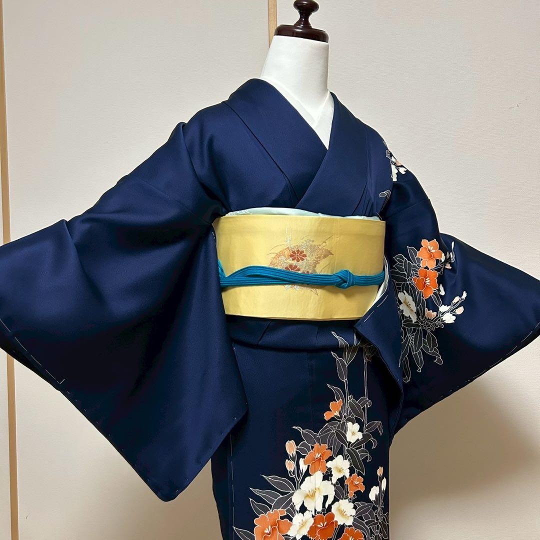 正絹　友禅　訪問着　フルセット　未着用　卒業式　入学式　七五三　モ７1