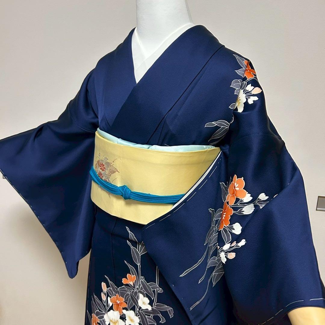 正絹　友禅　訪問着　フルセット　未着用　卒業式　入学式　七五三　モ７1