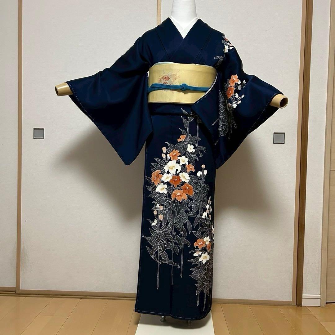 正絹　友禅　訪問着　フルセット　未着用　卒業式　入学式　七五三　モ７1