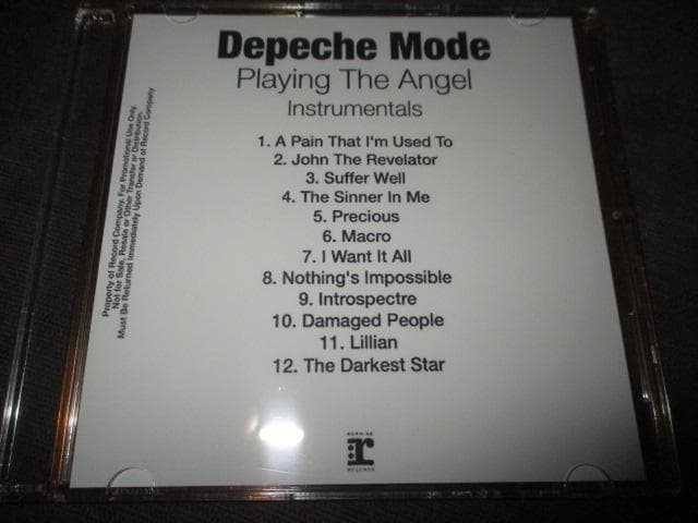洋楽 Depeche Mode Playing The Angel (RARE!!)