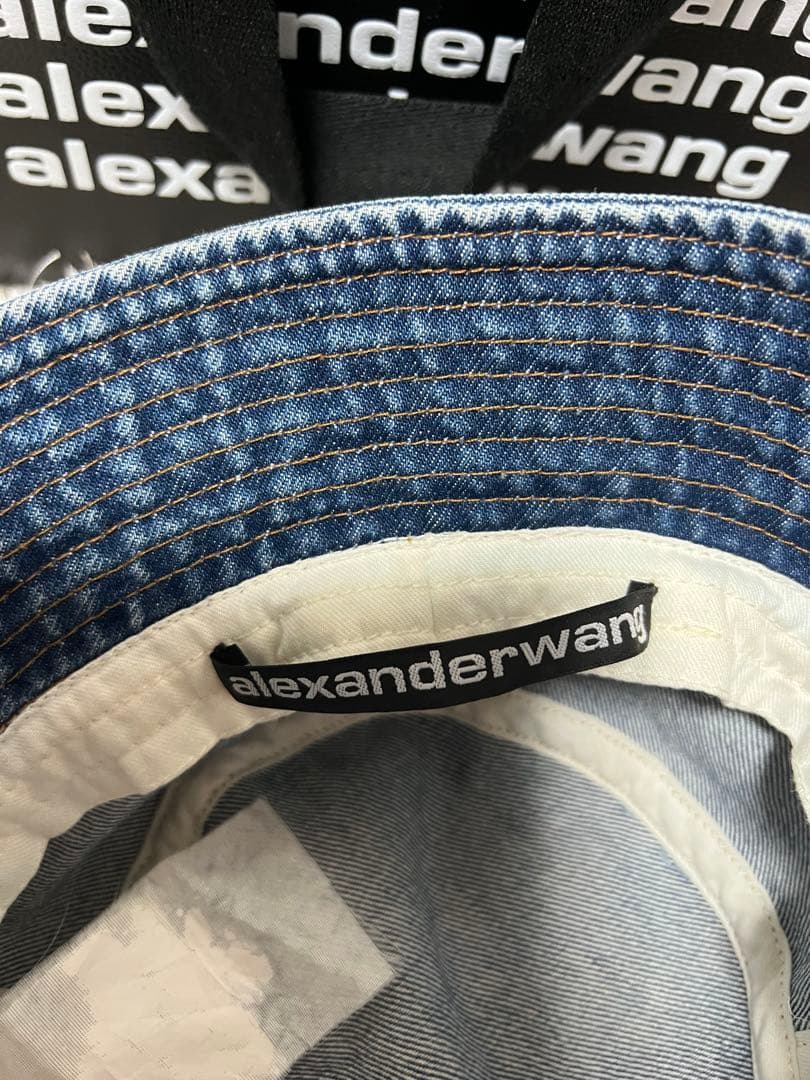 alexanderwang デニムバケットハット