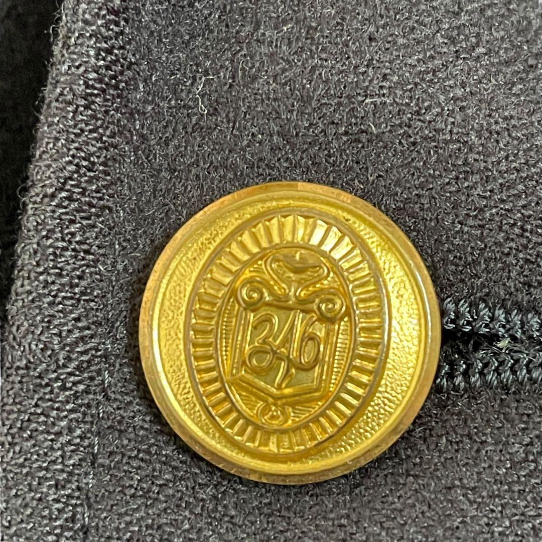 激渋 ブルックスブラザーズ ブレザー カシミヤ混 金ボタン刻印入り 背抜き M