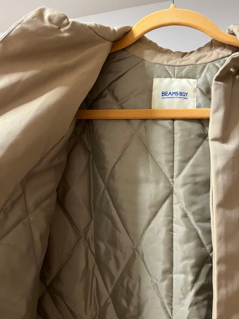 BEAMS BOY ビームスボーイ サーモライト シングルコート　中綿