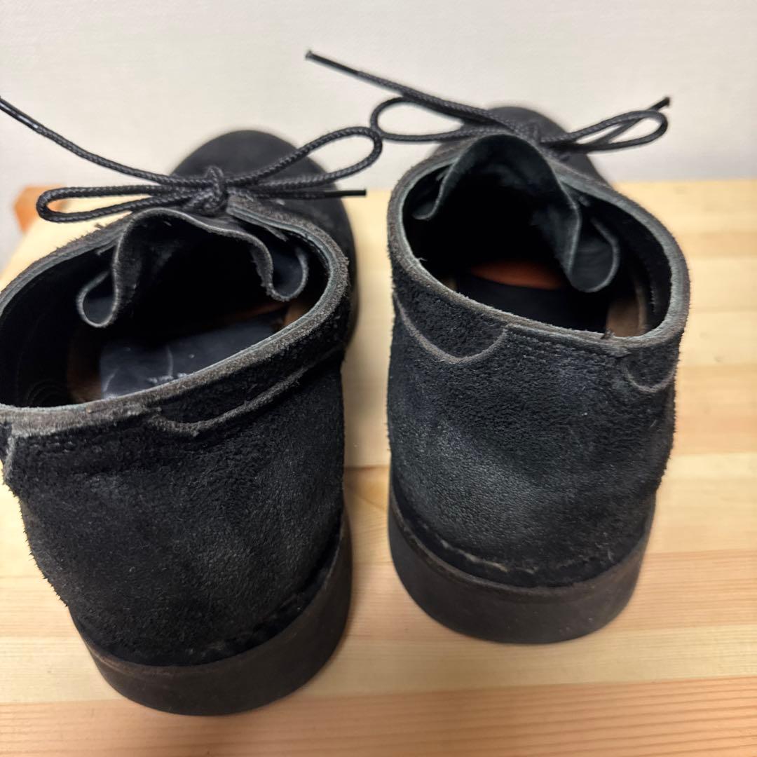 黒 スエード ワークブーツ