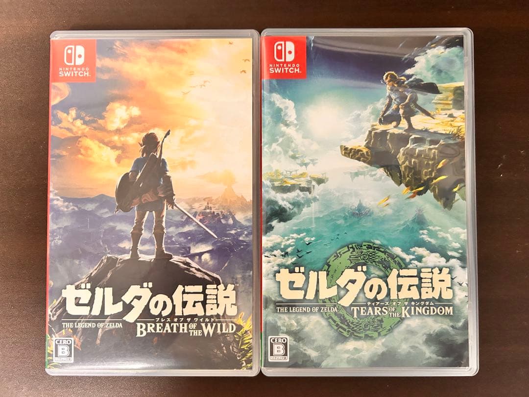 【美品】ゼルダの伝説 ブレスオブザワイルド & ティアーズオブザキングダム