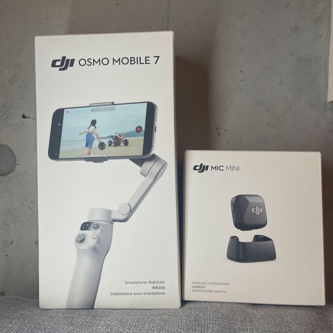 DJI Osmo Mobile 7 & Mic Mini セット