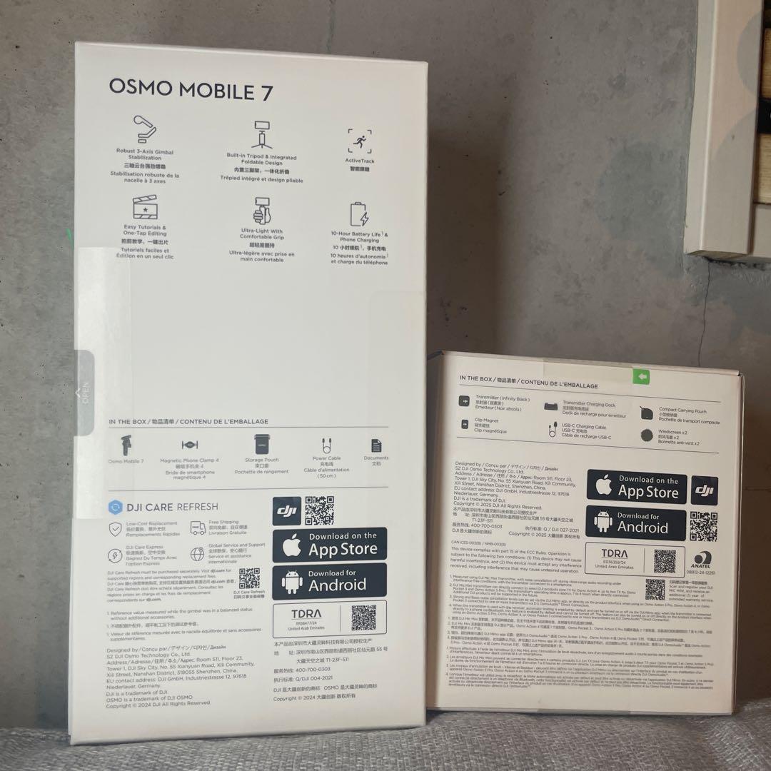 DJI Osmo Mobile 7 & Mic Mini セット